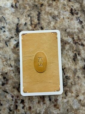 Cartier Playing Card - Black Spade Nine